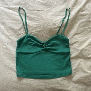 Aritzia Green Sundays Best Crop Top, Small, perfct condition